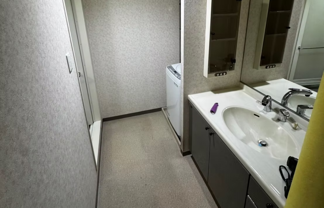 リフォーム前の洗面所