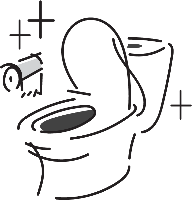 ピカピカのトイレ