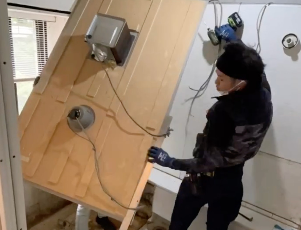 リフォーム中の風景