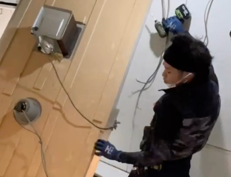 リフォーム中の風景